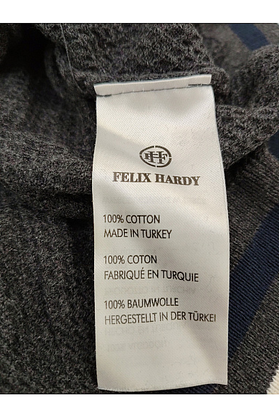 FELIX HARDY Pánské bavlněné polo tričko s krátkým rukávem šedé Vel. L | FELIX HARDY | obrázek 6