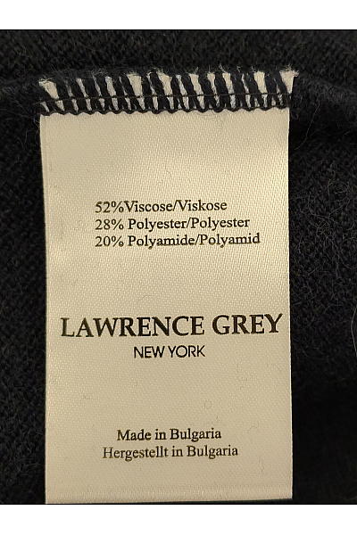 LAWRENCE GREY Černé pletené svetrové šaty s dlouhým rukávem se stojáčkem Vel. EU 42 | LAWRENCE GREY | obrázek 7