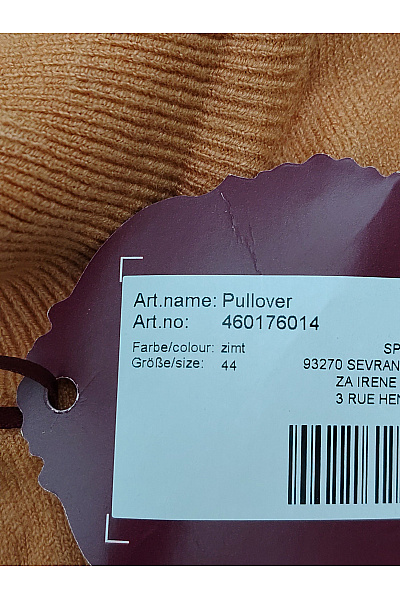 Alfredo Pauly Hnědý dámský pulovr se stojáčkem a knoflíky Velikost 44 | Alfredo Pauly | obrázek 5