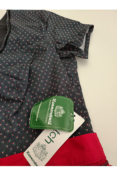 Hammerschmid Bavlněné dirndl šaty midi puntíkované s páskem Vel. 42 | Hammerschmid | obrázek 6