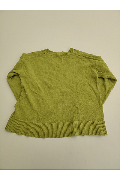 Smith & Soul Dámský khaki pletený pulovr do véčka oversized Vel. XL | Smith & Soul | obrázek 4