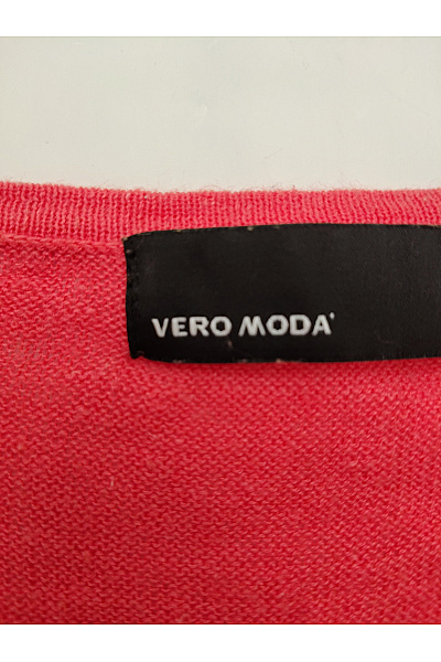 VERO MODA Červené dámské tílko bez rukávů s prodlouženým zadním dílem Vel. M | VERO MODA | obrázek 4