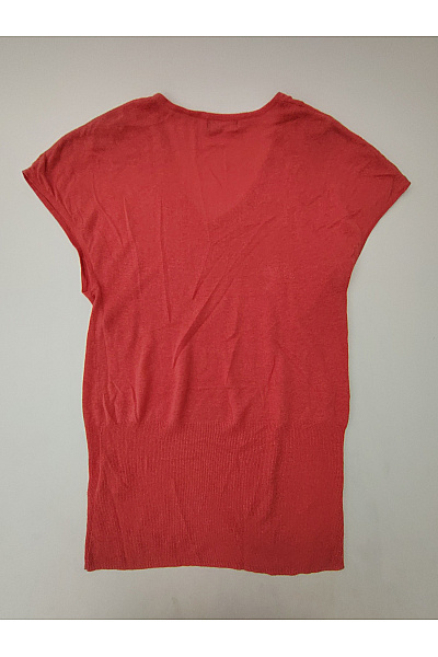VERO MODA Červené dámské tílko bez rukávů s prodlouženým zadním dílem Vel. M | VERO MODA | obrázek 6