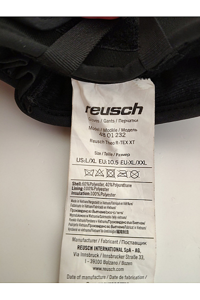 Reusch Černé outdoorové rukavice Vel. US L/XL | Reusch | obrázek 4