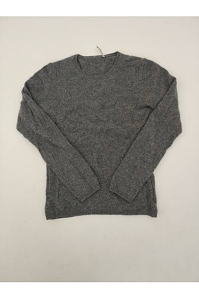 MAX TONSO CASHMERE Dámský šedý Kašmírový Pulovr Basic Velikost S