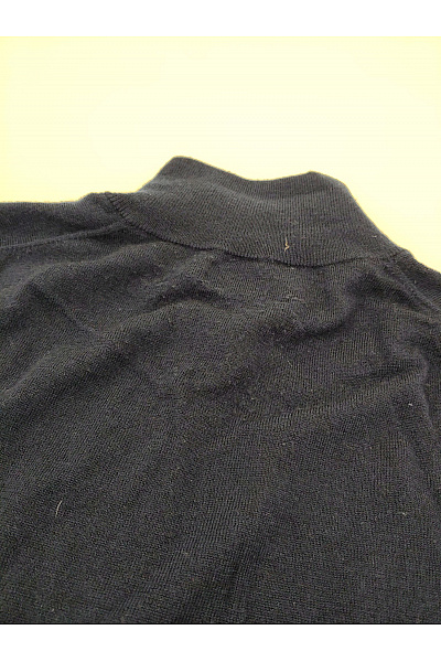 LAWRENCE GREY Pánský modrý vlněný merino kardigan na zip se stojáčkem Vel. XXL | LAWRENCE GREY | obrázek 5