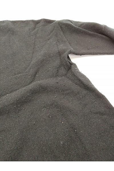 Zwillingsherz Dámský černý kašmírový pulovr s výstřihem do V oversized Vel. XL | Zwillingsherz | obrázek 6