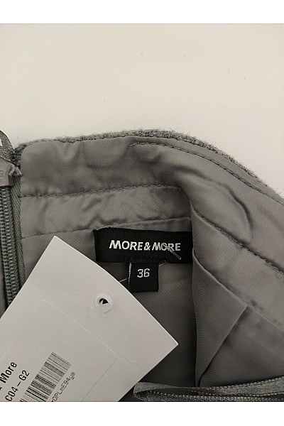 MORE & Šedá vlněná mini sukně elegantní business Vel. EU 36 | MORE & MORE | obrázek 4