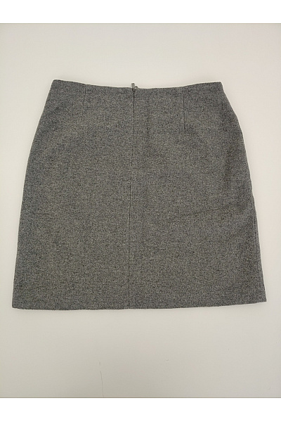 MORE & Šedá vlněná mini sukně elegantní business Vel. EU 36 | MORE & MORE | obrázek 5