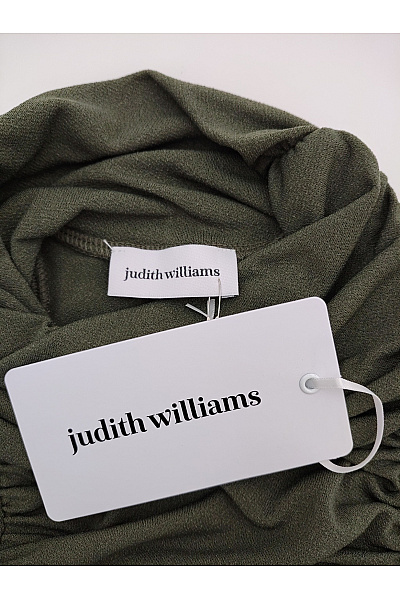 Judith Williams Dámské khaki tričko s dlouhým rukávem a stojáčkem Velikost DE 52 | Judith Williams | obrázek 6