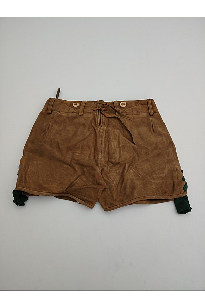 Stockerpoint Dámské kožené kraťasy retro vintage krátké hnědé Velikost 36 | Stockerpoint | obrázek 6
