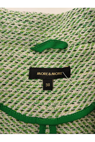 MORE & Zelené dámské sako s jedním knoflíkem se strukturou Vel. EU 38 | MORE & MORE | obrázek 5