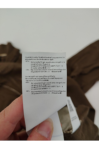 Hugo Boss Pánský hnědý vlněný pulovr se stojáčkem na zip Velikost L | Hugo Boss | obrázek 8