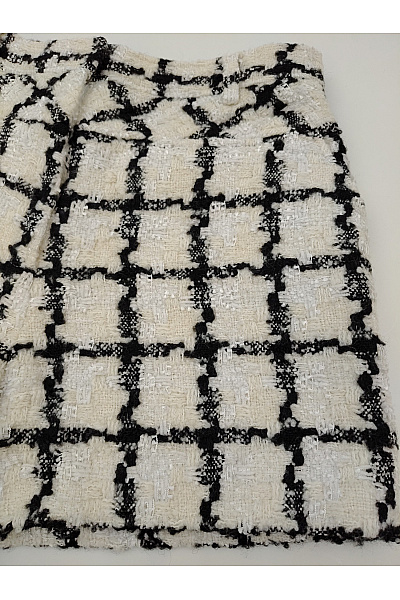 DIANE von FURSTEBERG Černobílé kostkované mini šortky elegantní Vel. M | DIANE von FURSTEBERG | obrázek 2
