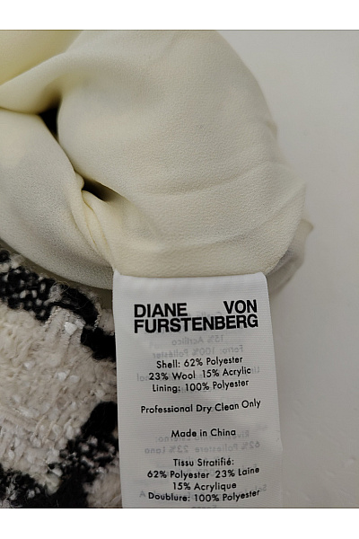 DIANE von FURSTEBERG Černobílé kostkované mini šortky elegantní Vel. M | DIANE von FURSTEBERG | obrázek 6
