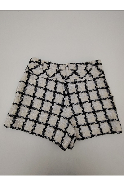 DIANE von FURSTEBERG Černobílé kostkované mini šortky elegantní Vel. M | DIANE von FURSTEBERG | obrázek 8