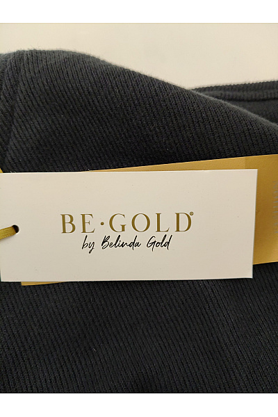 Belinda Gold Černá dámská mikina s dlouhým rukávem a kapsami Velikost DE 44 | Belinda Gold | obrázek 5