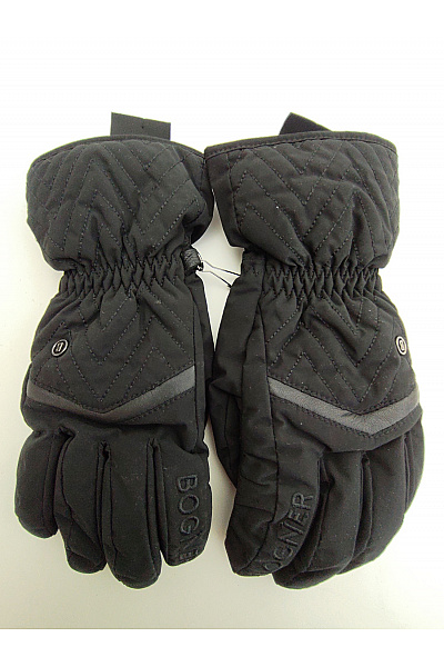 Bogner Černé Outdoorové Rukavice