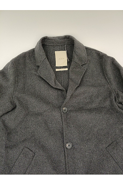 add Šedý vlněný pánský kabát elegantní dlouhý Vel. L | add | obrázek 5