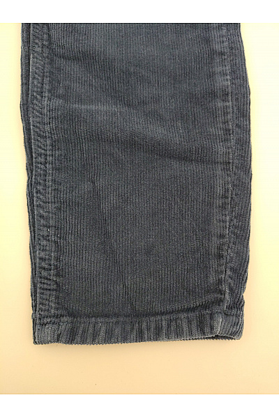 PULZ JEANS Dámské modré manšestrové džíny rovné s kapsami Velikost EU 44 | PULZ JEANS | obrázek 2