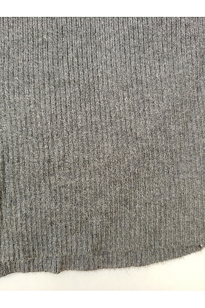 VERO MODA Šedý pletený žebrovaný pulovr s límečkem na knoflíky Velikost EU S | VERO MODA | obrázek 2