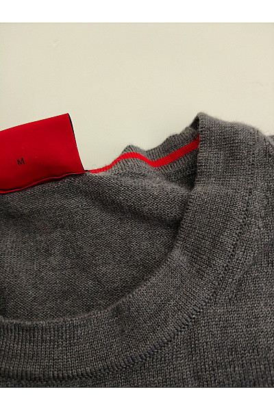 Hugo Boss Šedý vlněný pulovr basic Velikost M | Hugo Boss | obrázek 4