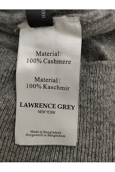 LAWRENCE GREY Šedý kašmírový rolák basic Vel. M | LAWRENCE GREY | obrázek 5