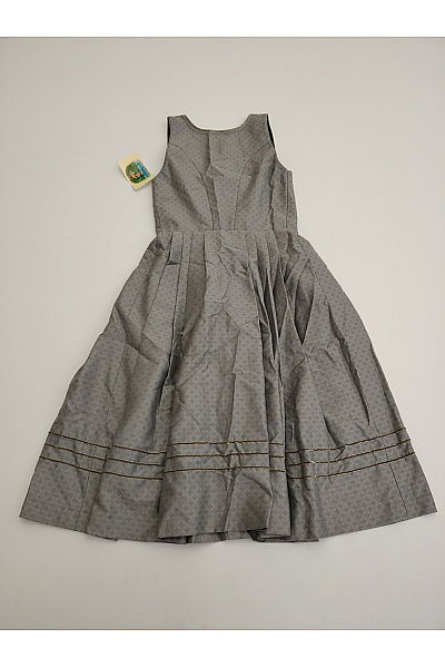 Turi Landhaus Šedé midi dirndl šaty propínací elegantní retro Velikost DE 34 | Turi Landhaus | obrázek 7