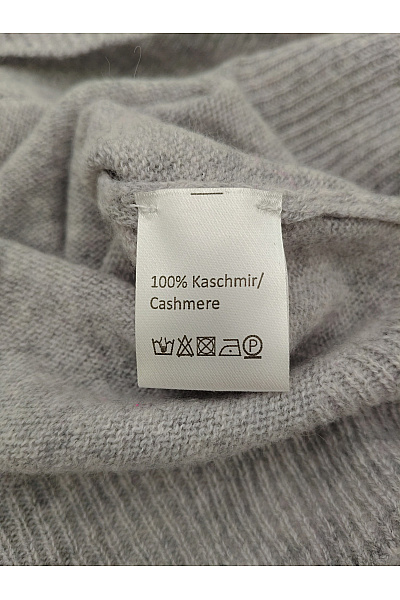 Zwillingsherz Šedý kašmírový pulovr basic Velikost M | Zwillingsherz | obrázek 5