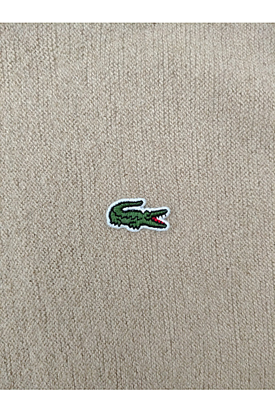 LACOSTE Béžový vlněný rolák pulovr Vel. EU 38 | LACOSTE | obrázek 4