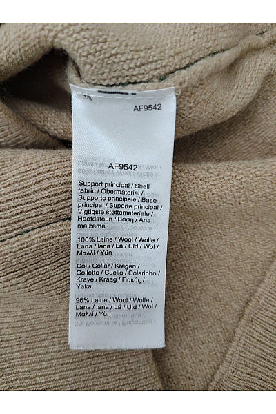 LACOSTE Béžový vlněný rolák pulovr Vel. EU 38 | LACOSTE | obrázek 7