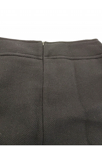 Max Mara Černá vlněná sukně áčková s kapsami a knoflíky Velikost 38 | Max Mara | obrázek 6
