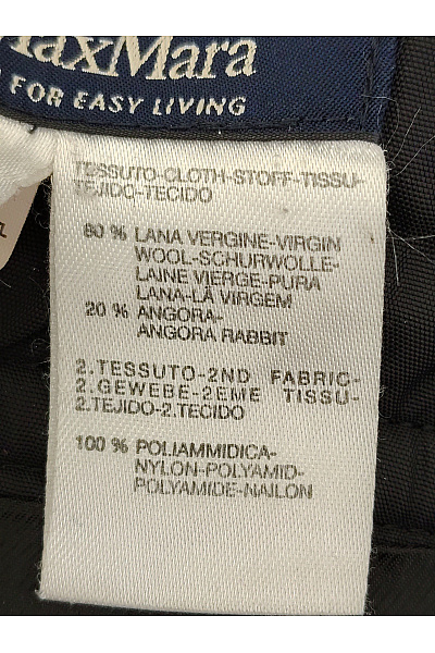 Max Mara Černá vlněná sukně áčková s kapsami a knoflíky Velikost 38 | Max Mara | obrázek 9