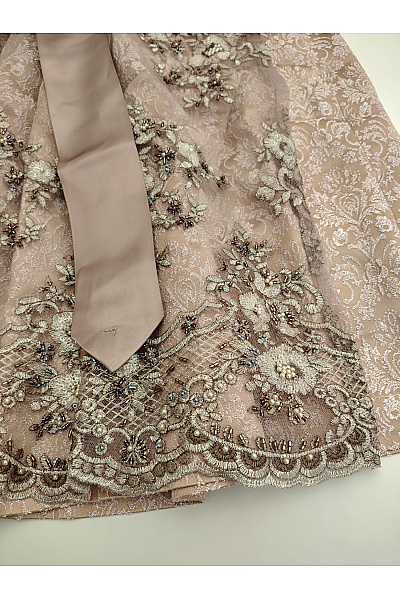 MARJO Růžové krajkové šaty dirndl společenské Velikost EU 38 | MARJO | obrázek 8