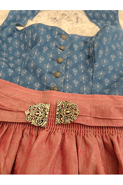 heimatgwand Bavlněné dirndl šaty s krajkou midi Vel. S | heimatgwand | obrázek 4