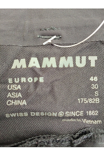 MAMMUT Černé outdoorové turistické kalhoty Vel. EU 46 | MAMMUT | obrázek 4