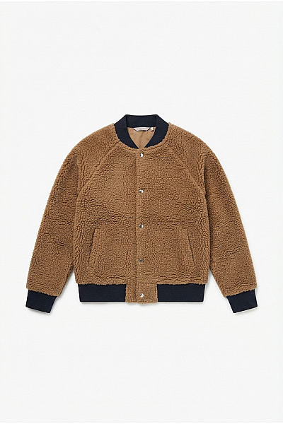 Mexx Chlapecká Hnědá Bomber Bunda Měkká Velikost EU 134-140