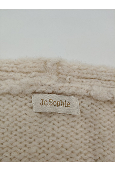 JcSophie Béžový pletený kardigan do véčka na knoflíky Velikost L | JcSophie | obrázek 4