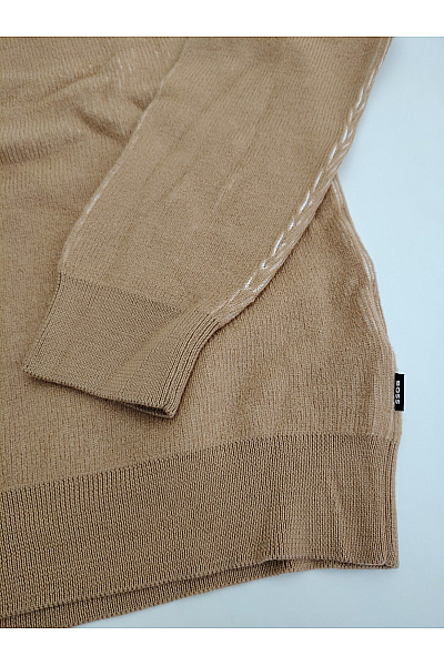 Hugo Boss Pánský hnědý pletený pulovr basic Vel. L | Hugo Boss | obrázek 2