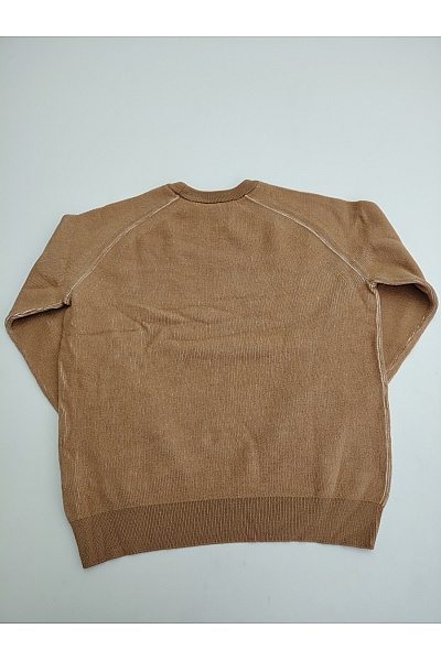 Hugo Boss Pánský hnědý pletený pulovr basic Vel. L | Hugo Boss | obrázek 4