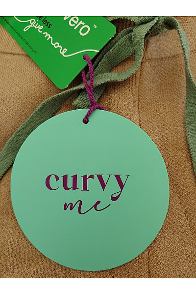 curvy me Béžové pletené široké kalhoty s kapsami Velikost DE 40 | curvy me | obrázek 6