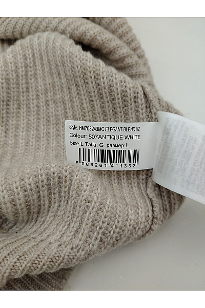 HACKETT Béžový vlněný merino pulovr se stojáčkem na zip Velikost L | HACKETT | obrázek 8