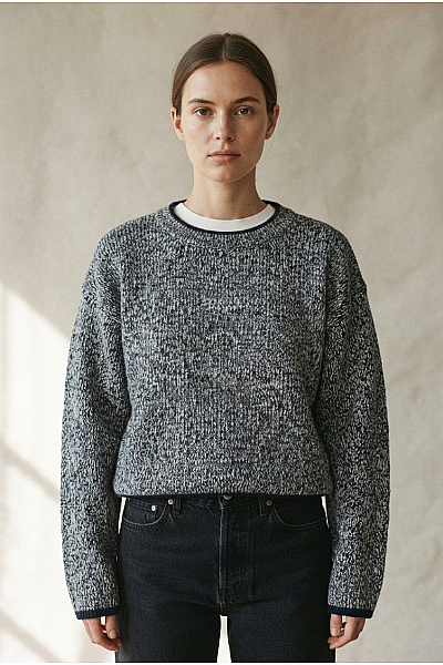 WHITE BROS. Dámský Pletený Oversized Pulovr Velikost M