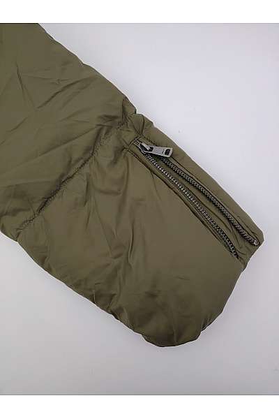 ONLY Dámská khaki prošívaná bunda křivák puffer Vel. L | ONLY | obrázek 3