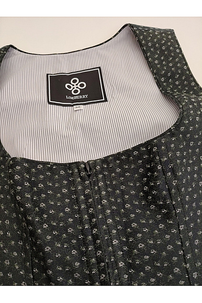 limberry Černé bavlněné dirndl šaty midi Vel. DE 34 | limberry | obrázek 5