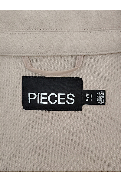 PIECES Béžový košilový kabát s páskem Velikost EU S | PIECES | obrázek 8