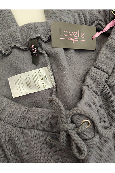 Lavelle Šedé dámské tepláky s kapsami Velikost DE 40/42 | Lavelle | obrázek 4
