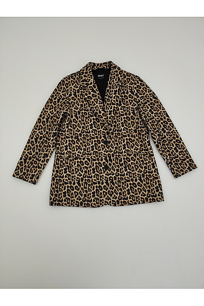 ONLY Dámské leopardí sako jednořadé Vel. L | ONLY | obrázek 2