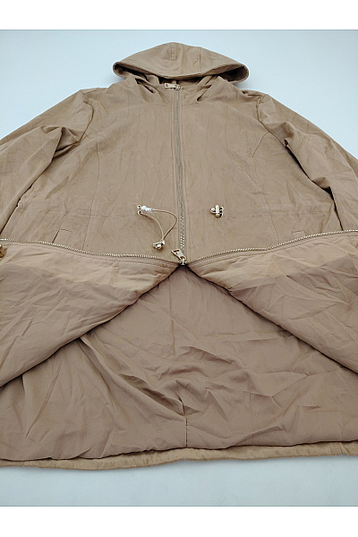 Judith Williams Dámská khaki parka s kapucí se zipem Vel. DE 42 | Judith Williams | obrázek 4