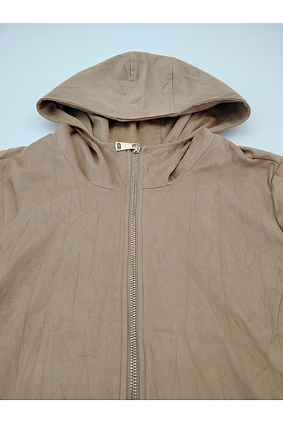 Judith Williams Dámská khaki parka s kapucí se zipem Vel. DE 42 | Judith Williams | obrázek 6